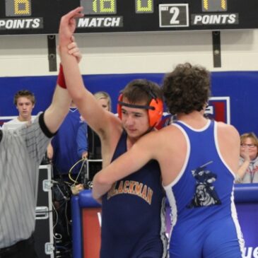 Blackman gets Roughed Up at the Cleveland Duals