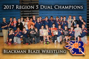 2017 Region 5 Dual Champions - Blackman Blaze