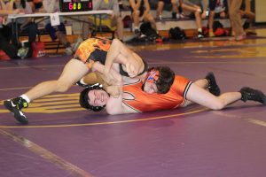 Brooks Sacharczyk works for a pin over Pigeon Forge