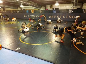 Blackman Wrestling Building Before the Fire